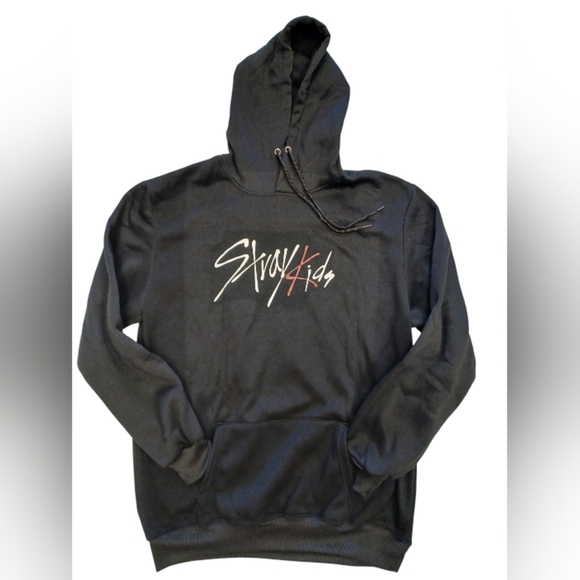Stray Kids EUC Black Hoodie L/S Kangaroo Size XXXL - Picture 5 of 7